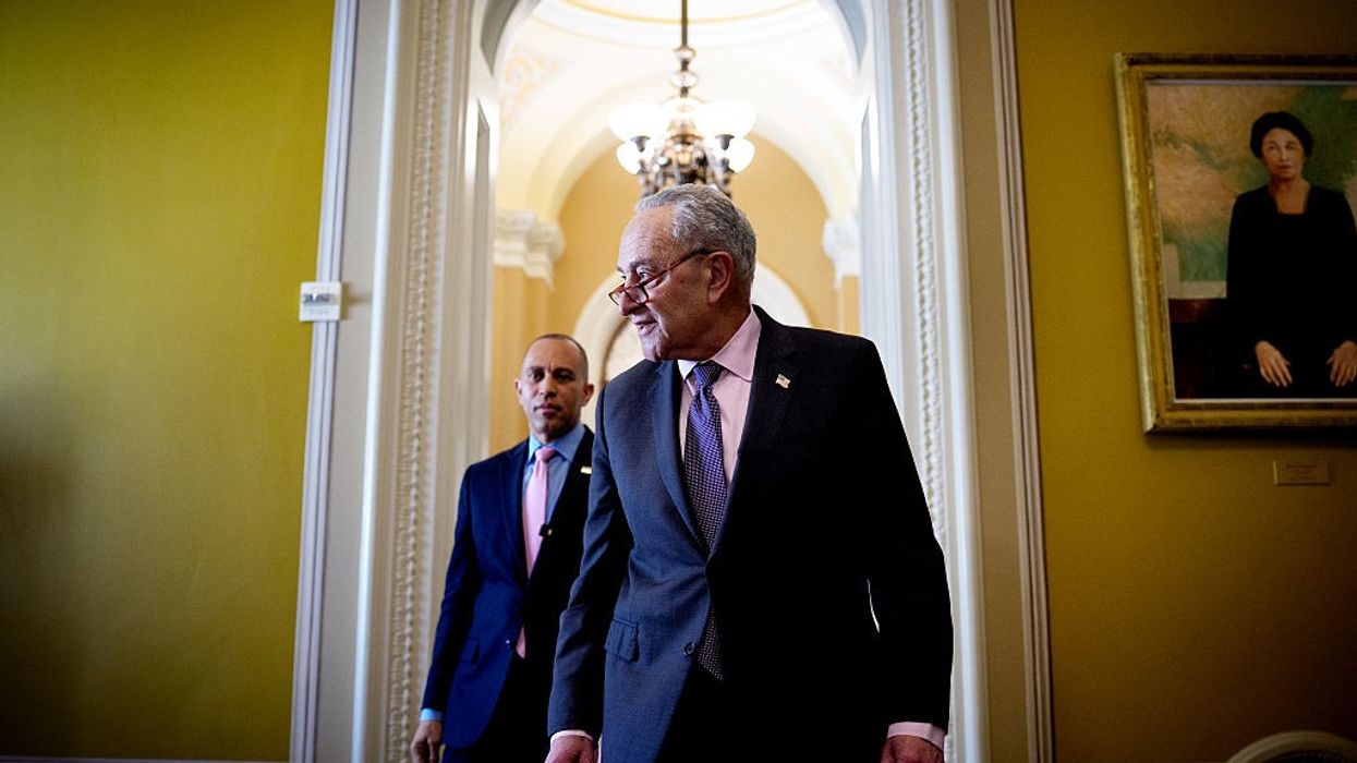 Senate Minority Leader Chuck Schumer and House Minority Leader Hakeem Jeffries