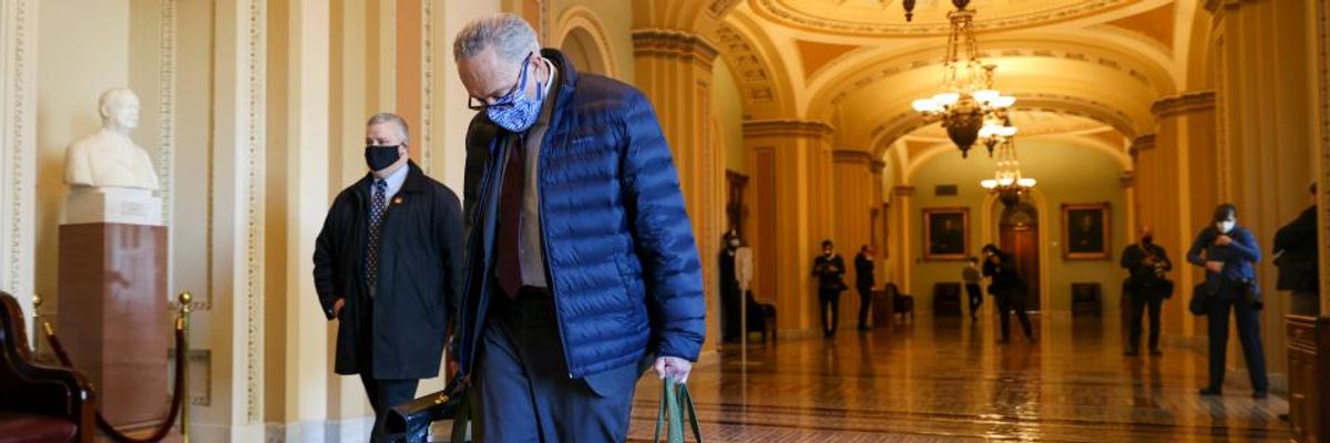 After GOP Repeatedly Blocked Vote on $2,000 Checks, 41 Democrats Joined McConnell to Advance $740 Billion Pentagon Bill