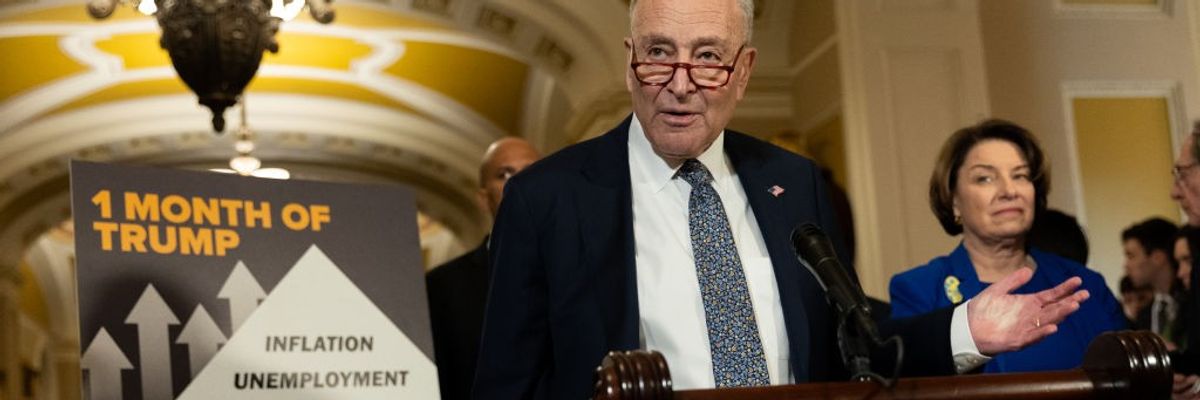 Senate Minority Leader Chuck Schumer