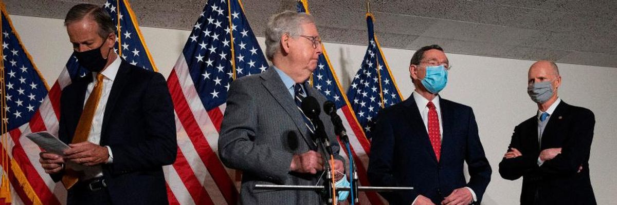 43 Republicans Condemned for 'Cowardice' as Senate Votes to Acquit Donald Trump