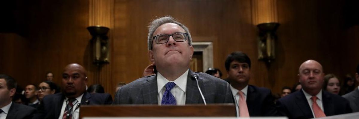 GOP Slammed for 'Shameful' Vote as Ex-Coal Lobbyist Andrew Wheeler Confirmed as EPA Chief