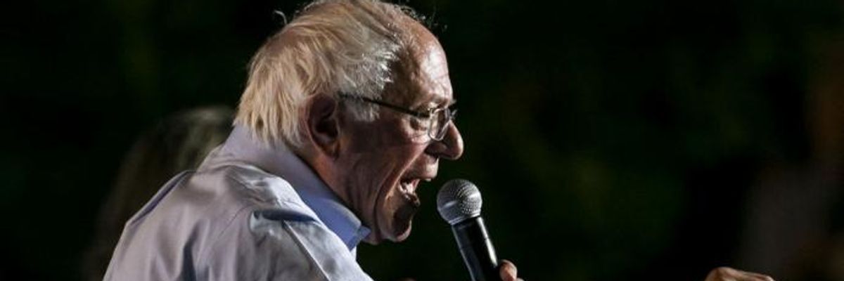 Because 'Drums of War Are Beating,' Bernie Sanders Says Everything Must Be Done to Prevent US Attack on Iran