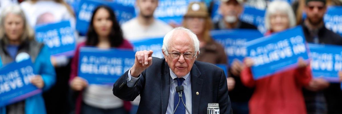 Sanders Has Always Wanted to Debate Trump--or Any Other Representative of the 'Billionaire Class'
