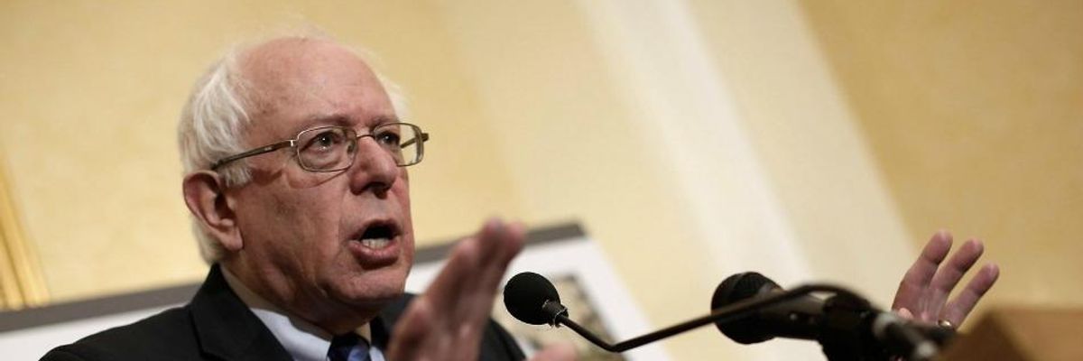 With 'Brave Tactic,' Sanders Tries to Slam Brakes on Fast Track