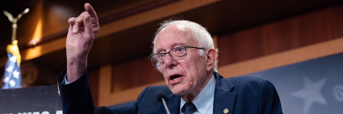 Senator Bernie Sanders...