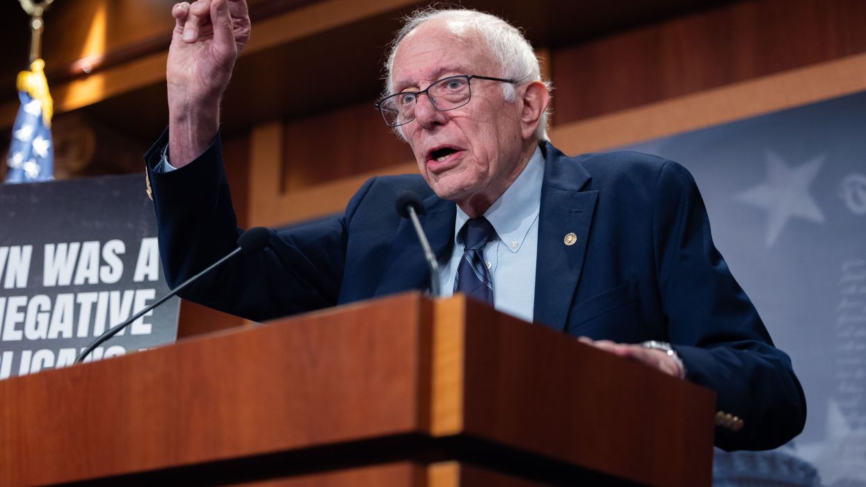 Senator Bernie Sanders...