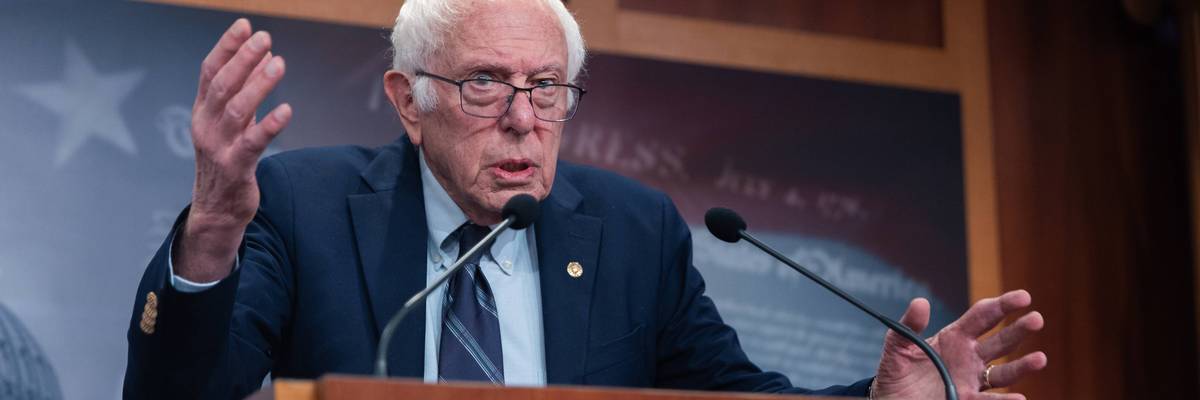 Senator Bernie Sanders...