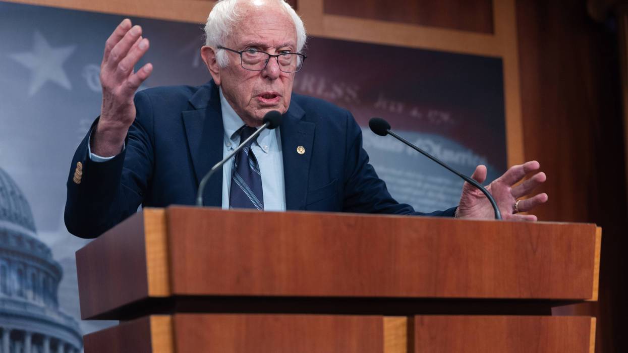 Senator Bernie Sanders...