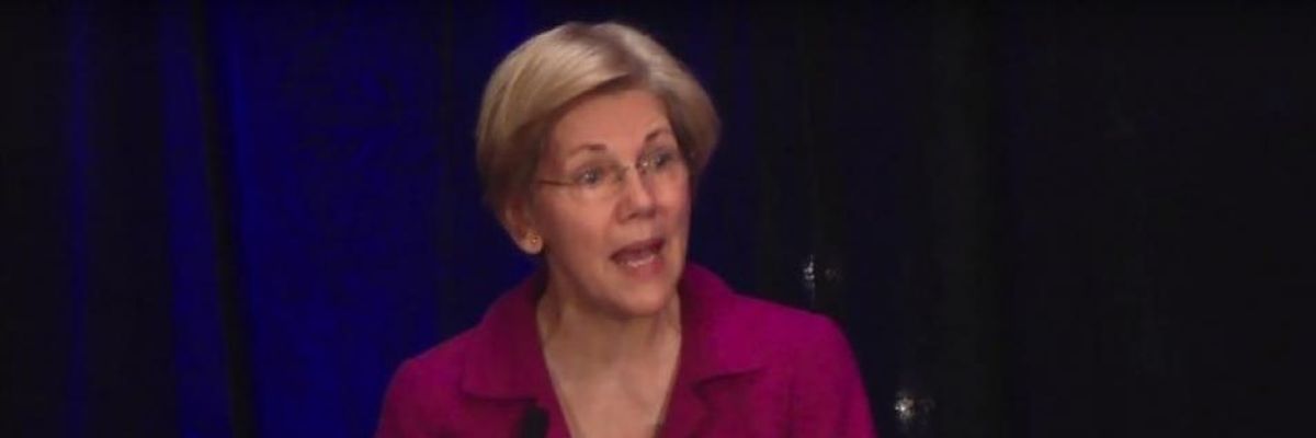 Elizabeth Warren To Democrats: Only an 'Opposition Party' Can Defeat Trump