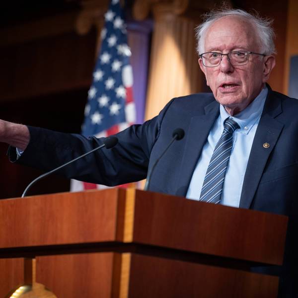 Senator Sanders and Congresswoman Lee hold press conference