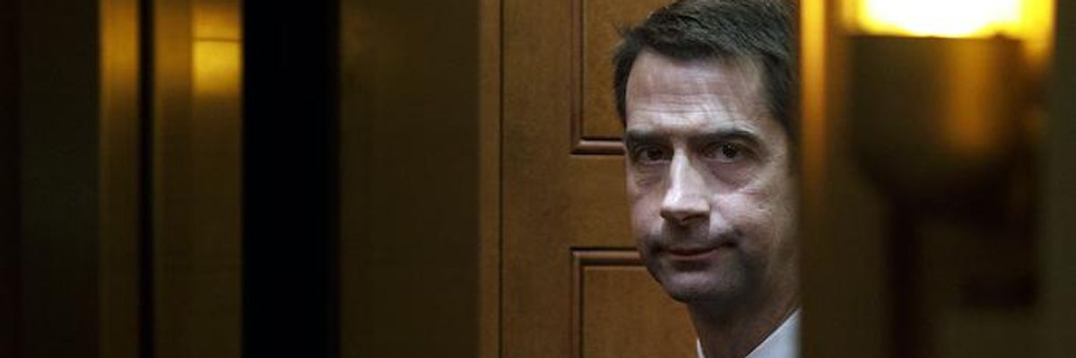 NYT Rebuked for Tom Cotton Op-Ed Calling for US Military to Use 'Overwhelming Show of Force' Against Protests