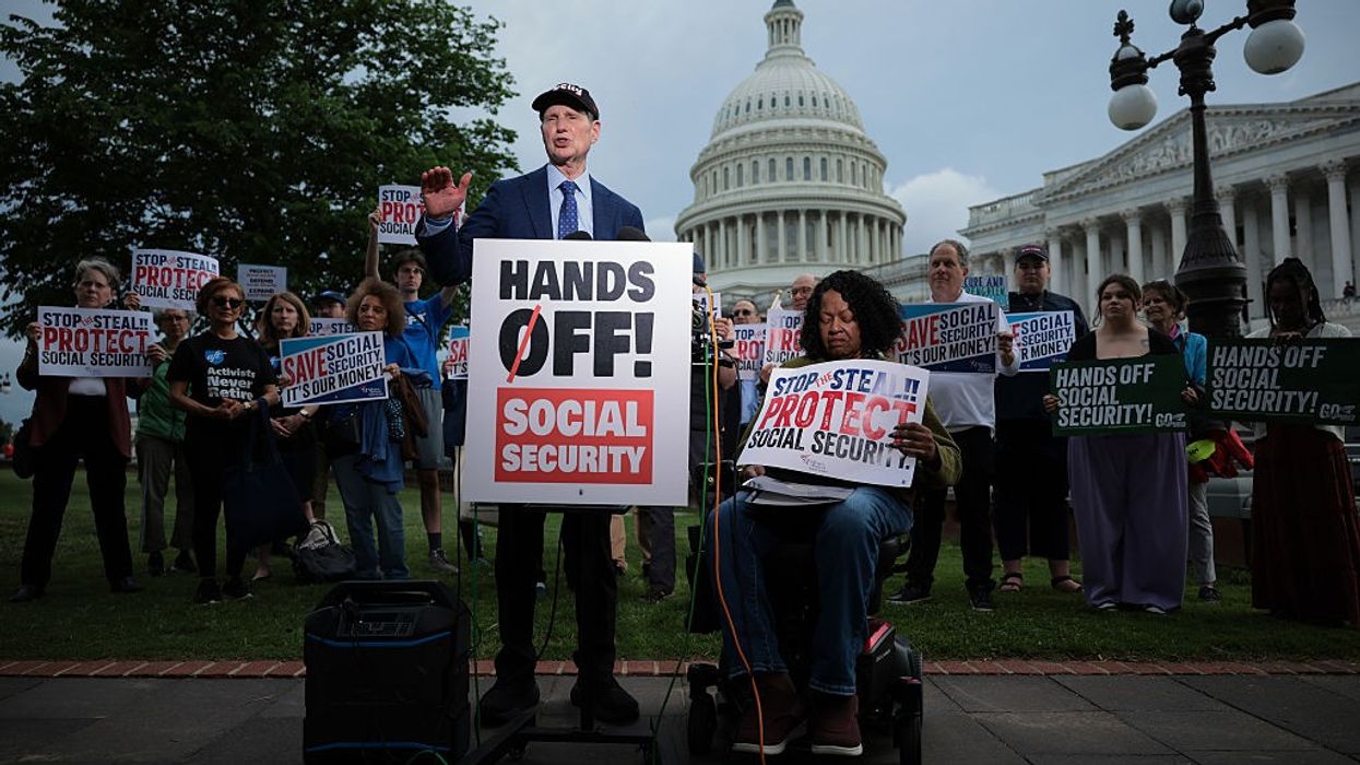 Senator Warren Holds A Press Conference On Social Security
