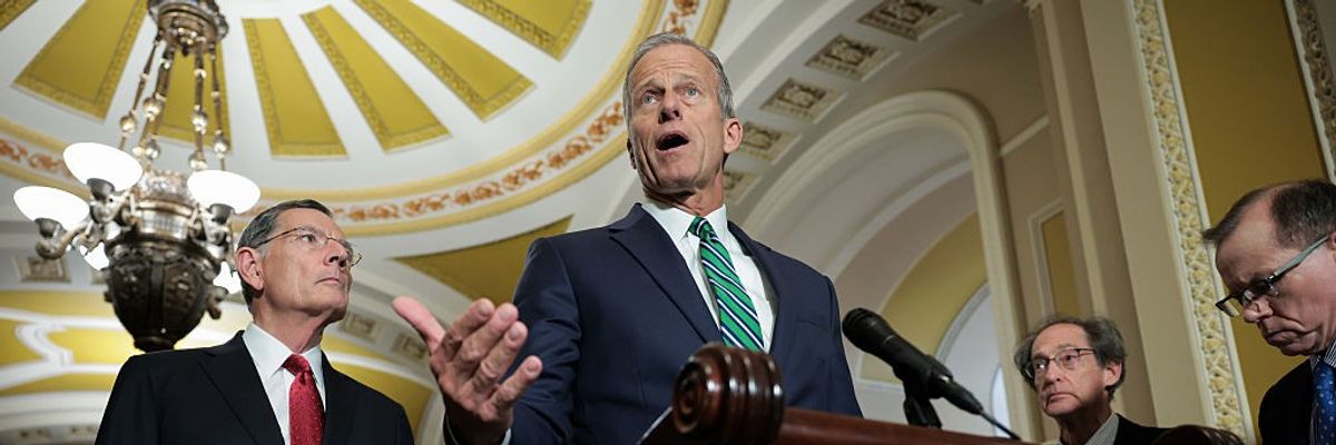 Senators Meet For Weekly Policy Luncheons On Capitol Hill