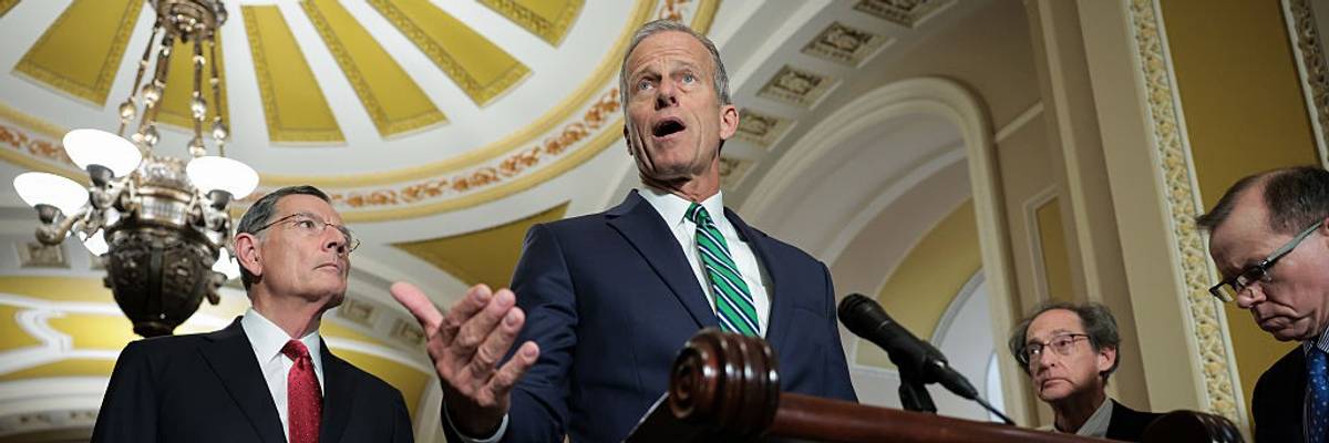 Senators Meet For Weekly Policy Luncheons On Capitol Hill