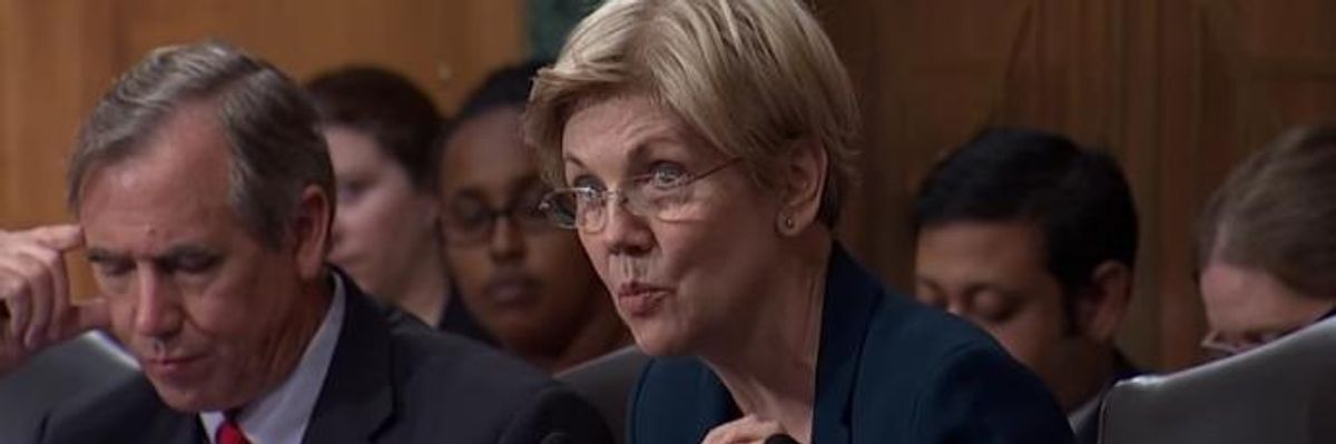Warren Skewers Wells Fargo CEO for Greed and 'Gutless Leadership'