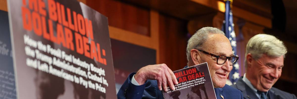 Senators Schumer And Whitehouse Unveil Report On Fossil Fuel Industry's Connections To Trump Administration