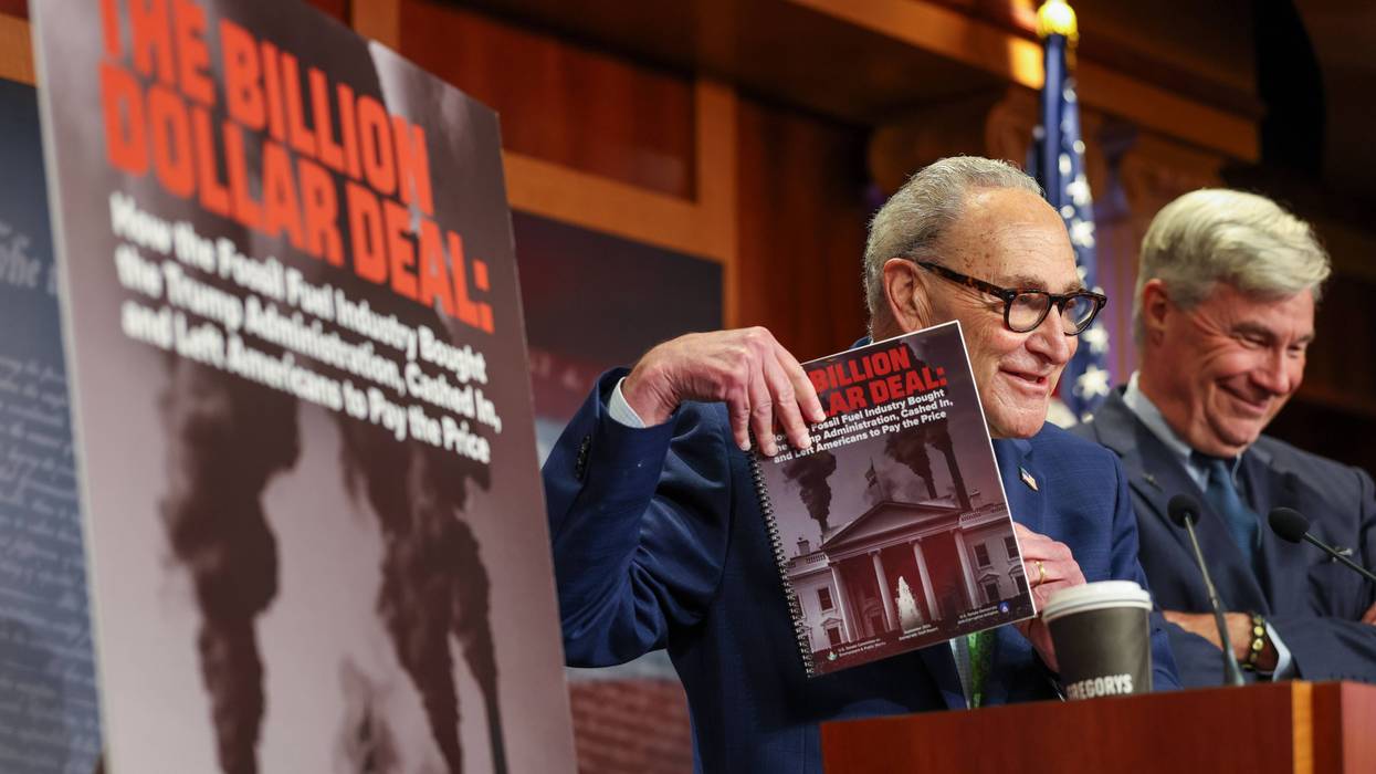 Senators Schumer And Whitehouse Unveil Report On Fossil Fuel Industry's Connections To Trump Administration