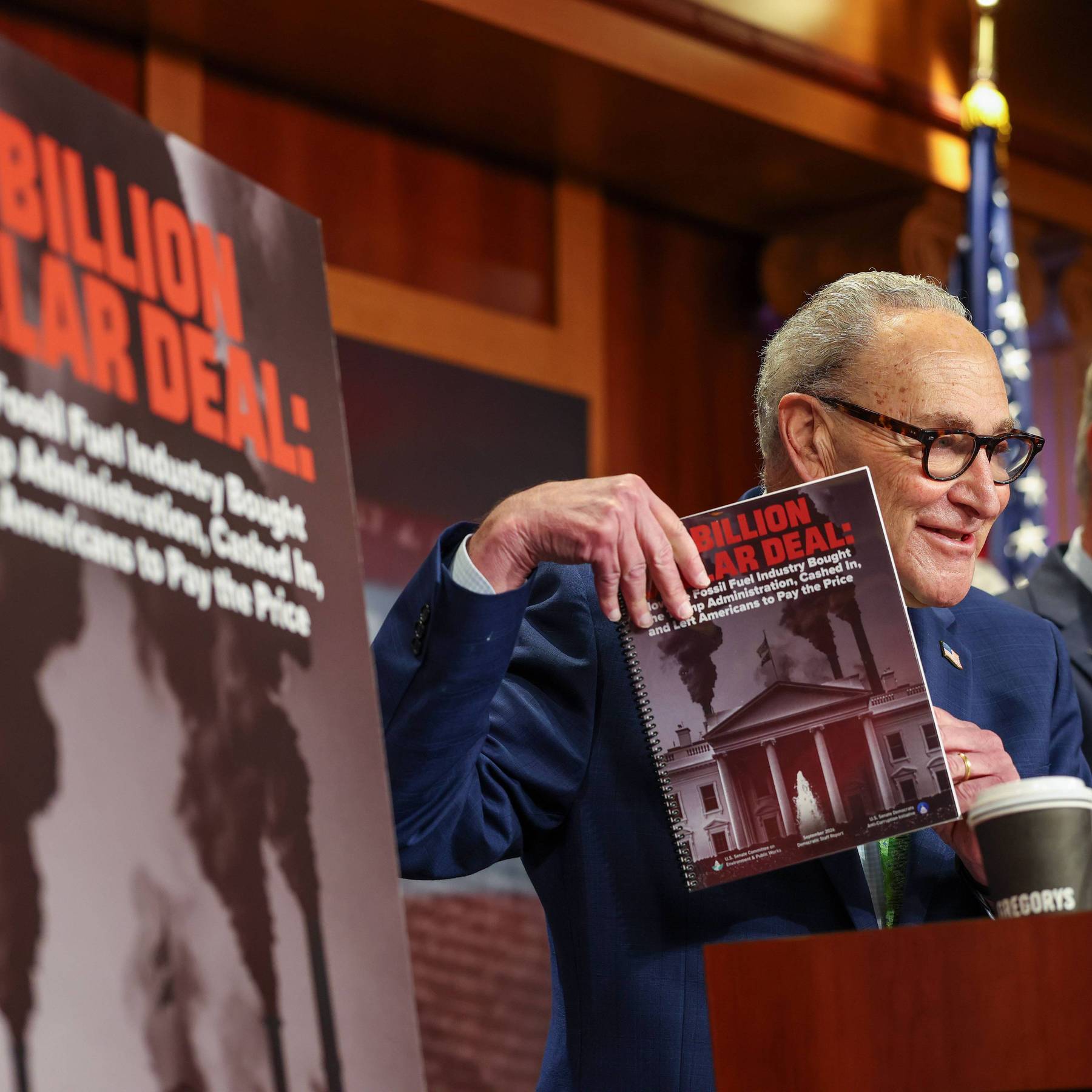 Senators Schumer And Whitehouse Unveil Report On Fossil Fuel Industry's Connections To Trump Administration