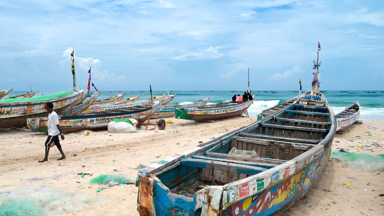 Senegalese pirogues