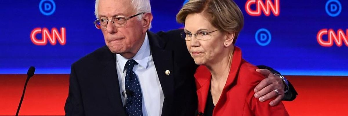 What Corporate Media Like Best About Elizabeth Warren: She's Not Bernie Sanders