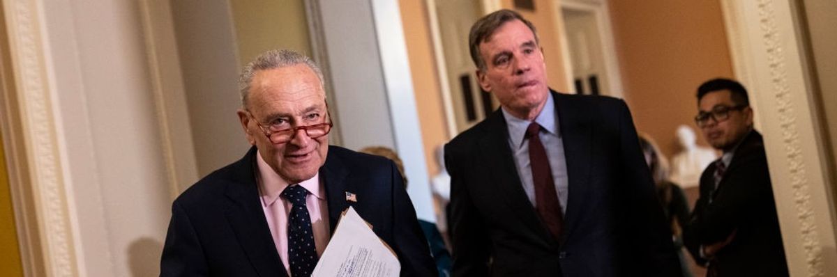 Sens. Chuck Schumer and Mark Warner