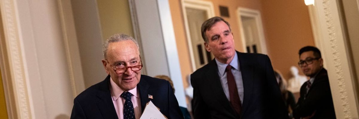 Sens. Chuck Schumer and Mark Warner