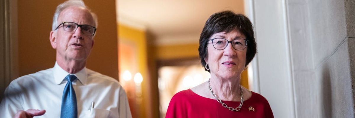 Sens. Jerry Moran and Susan Collins