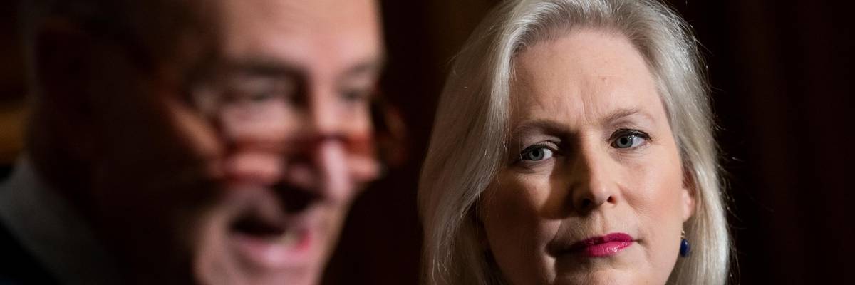 Sens. Kirsten Gillibrand and Chuck Schumer