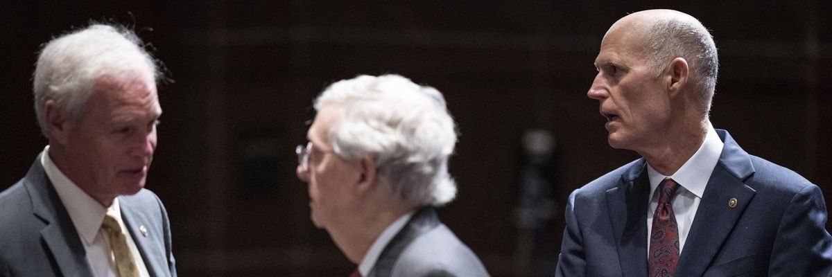 Sens. Ron Johnson, Mitch McConnell, and Rick Scott