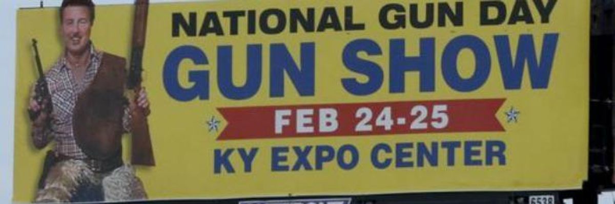 17 Crosses for 17 Victims of Florida Massacre Dangled From Gun Show Billboard in Kentucky