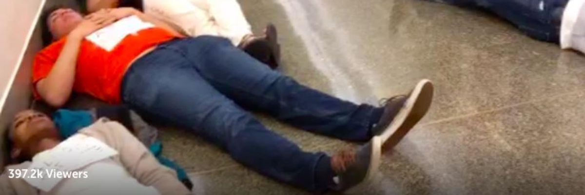 Hours After Texas School Shooting, Students Detained for Peacefully Protesting Outside Paul Ryan's Office