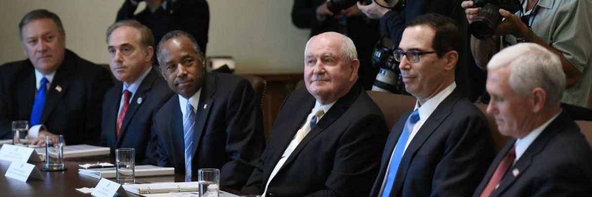 With 800,000 Public Employees Facing Pay Freeze and Shutdown, Pence and Other Top Trump Officials to Get $10K Raise