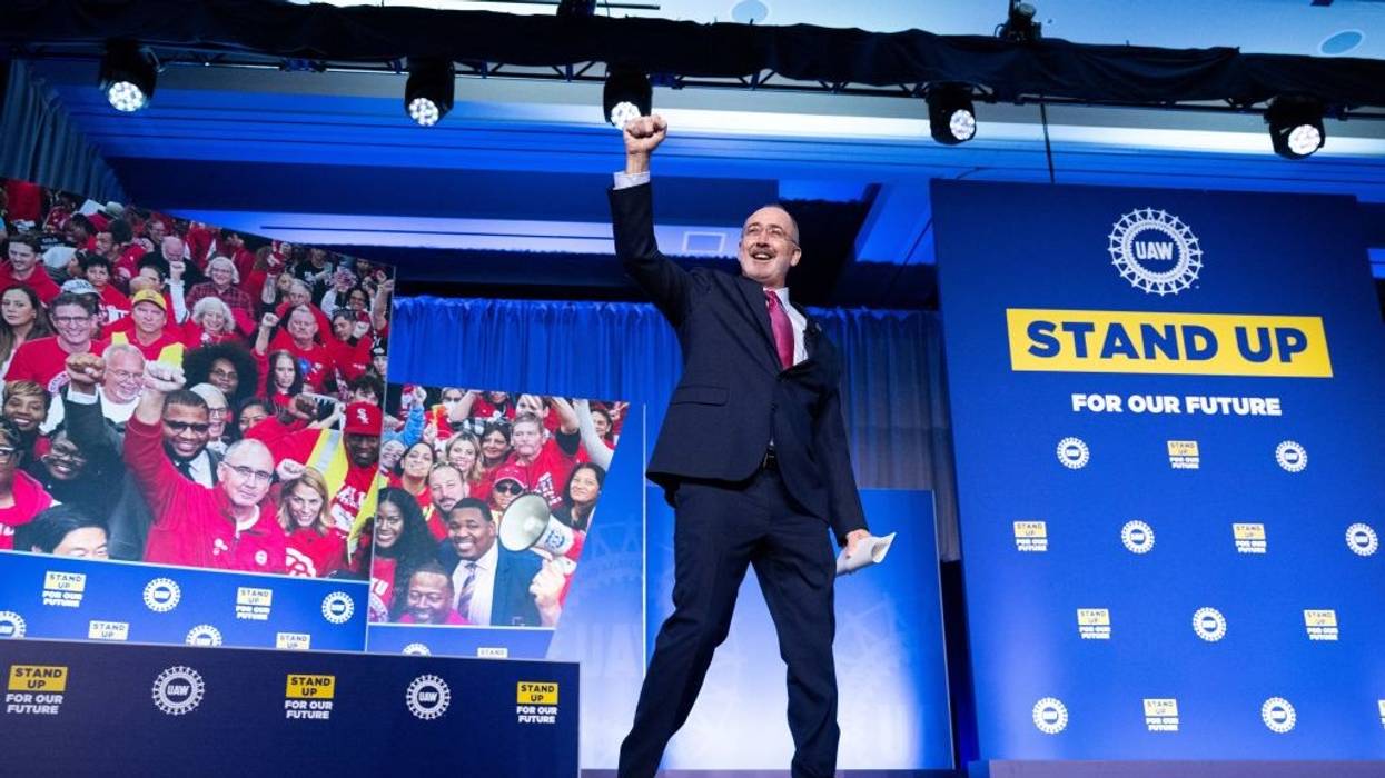 Shawn Fain, president of the United Auto Workers