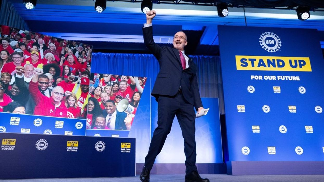 Shawn Fain, president of the United Auto Workers