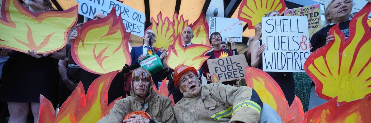 Shell protest - London