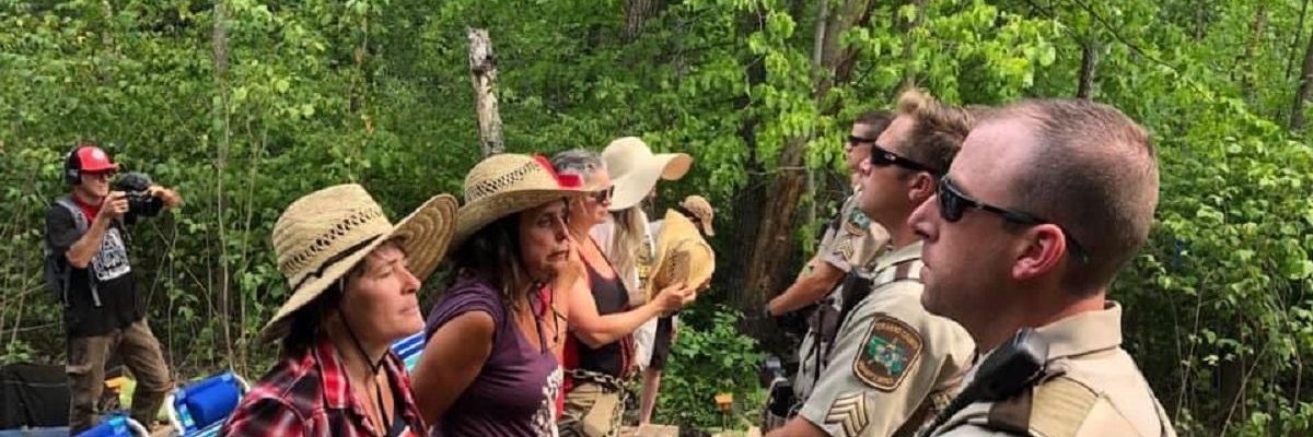 shell river water protectors v. police