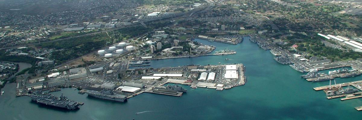 Ships in Pearl Harbor