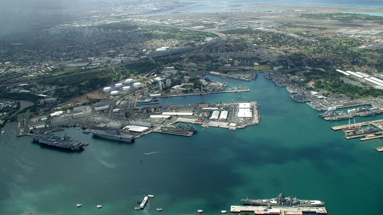 Ships in Pearl Harbor