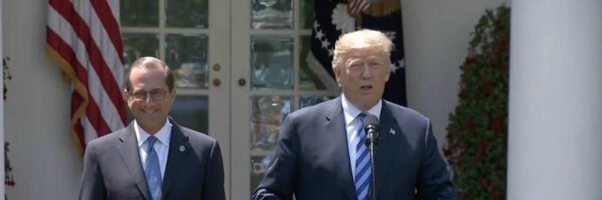 Trump's "Pharma-Friendly" Drug Plan Denounced as Doing Little or Nothing to Lower Prices