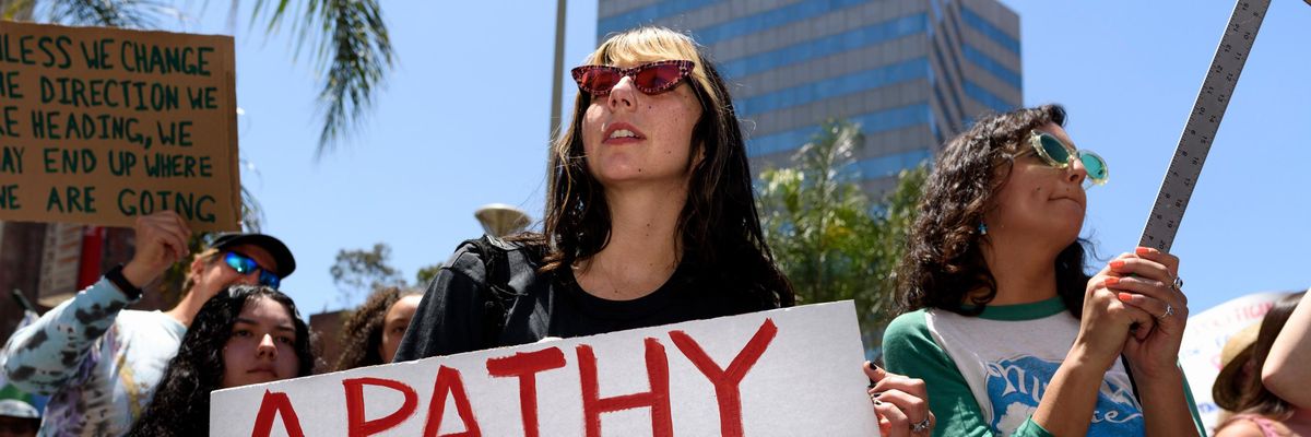 sign: apathay is destruction