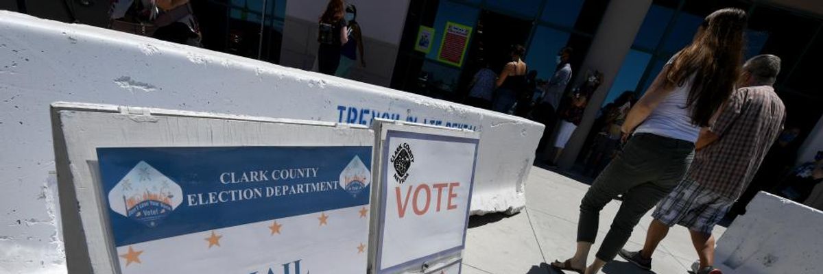 Trump Proclaims Nevada Has Made It 'Impossible' for GOP to Win by Expanding Voting Rights During Pandemic
