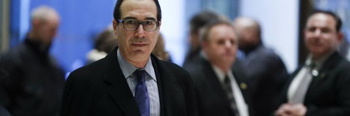 Steven Mnuchin: Secretary of the Treasury for the .01%