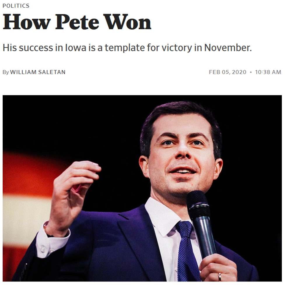 Slate: How Pete Won