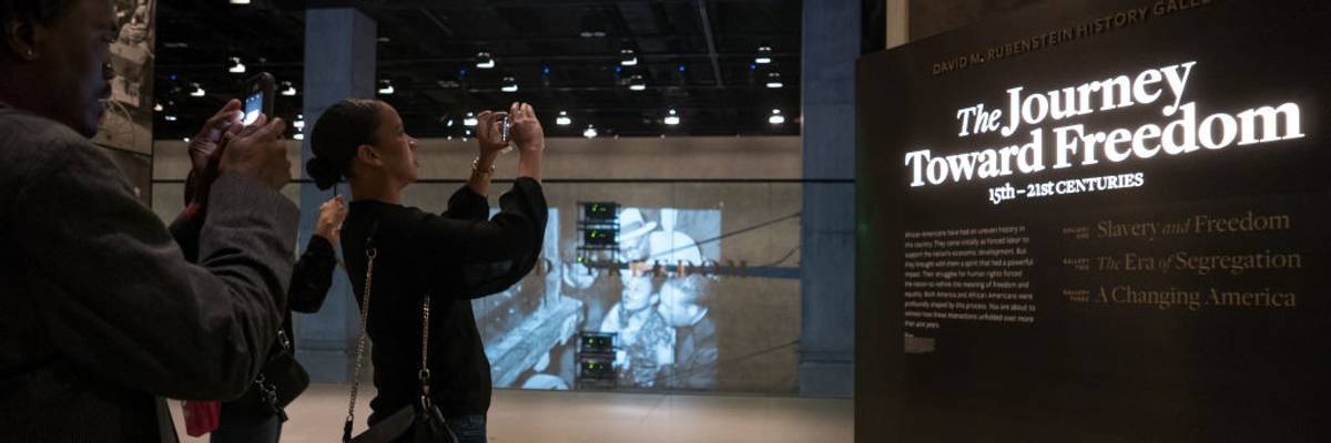 Slavery and Freedom art exhibit at Smithsonian museum