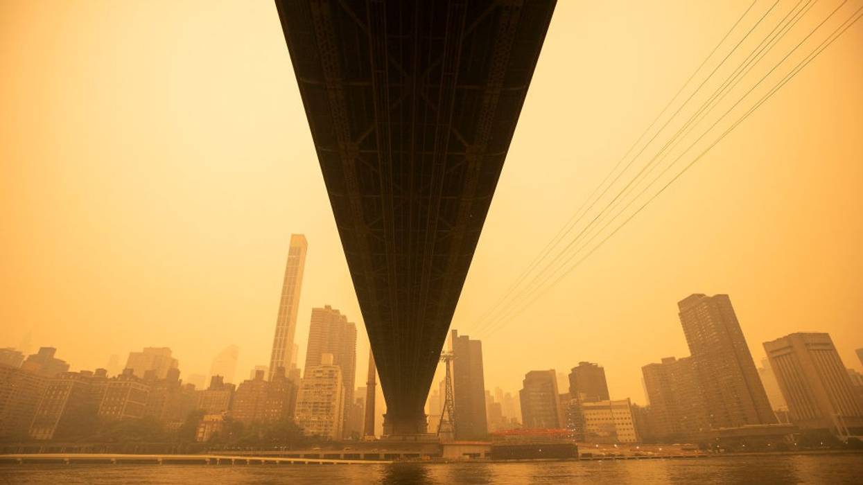 Smoke From Canadian Wildfires Blows South Creating Hazy Conditions On Large Swath Of Eastern U.S.