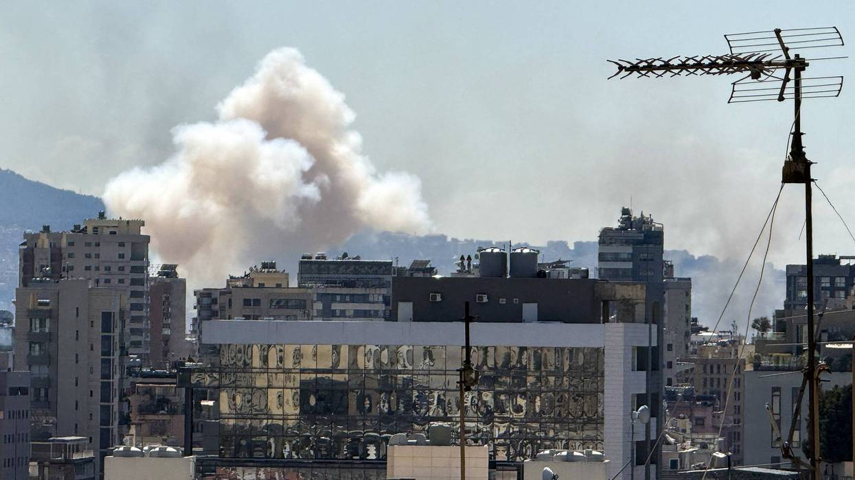 Smoke rises after ongoing Israeli airstrikes in Beirut