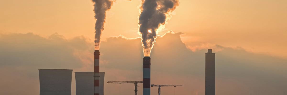 smokestacks in China