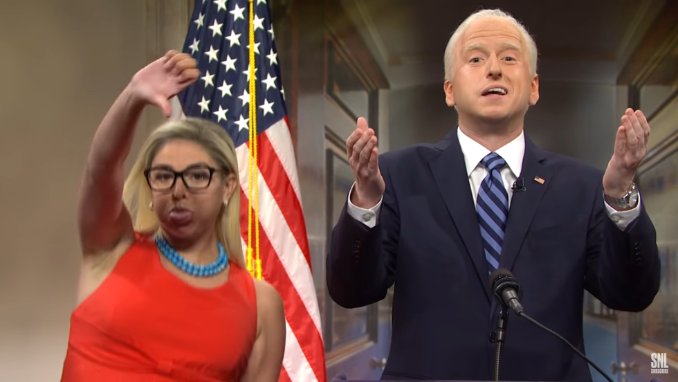 SNL: Sinema and Biden