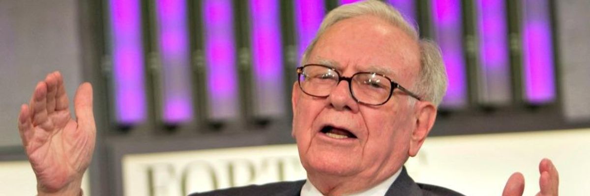 With System So Rigged, Warren Buffett's Company Rakes in $29 Billion It Didn't Earn (or Want)