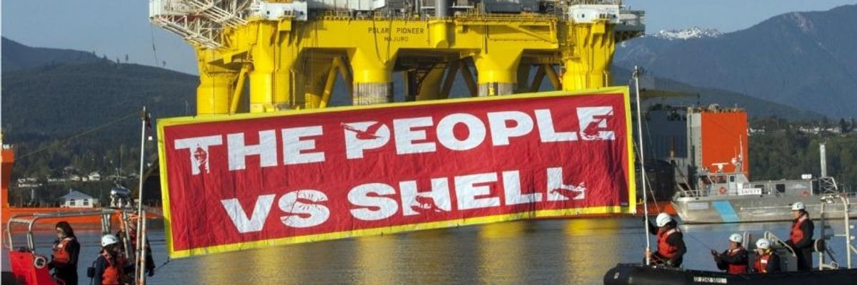 After Shell CEO Claims 'We Have No Choice' But to Invest in Fossil Fuels, McKibben Says, 'We Have No Choice But to Try and Stop Them'